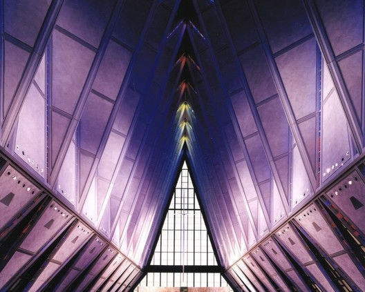 United States Air Force Academy Cadet Chapel – Colorado, USA Architecture by Walter Netsch from SOM